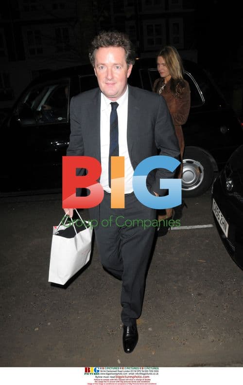 Piers Morgan at Matthew Freud's Christmas Party