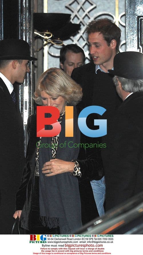 Prince William Enjoys Night Out in London