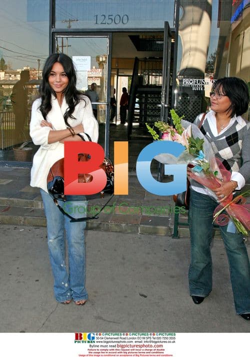 Vanessa Hudgens Gets Birthday Flowers