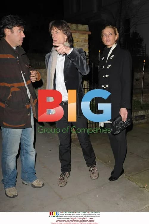 Mick Jagger at Matthew Freud's Christmas Party
