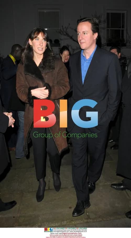 Tory leader David Cameron attends Freud's Christmas party