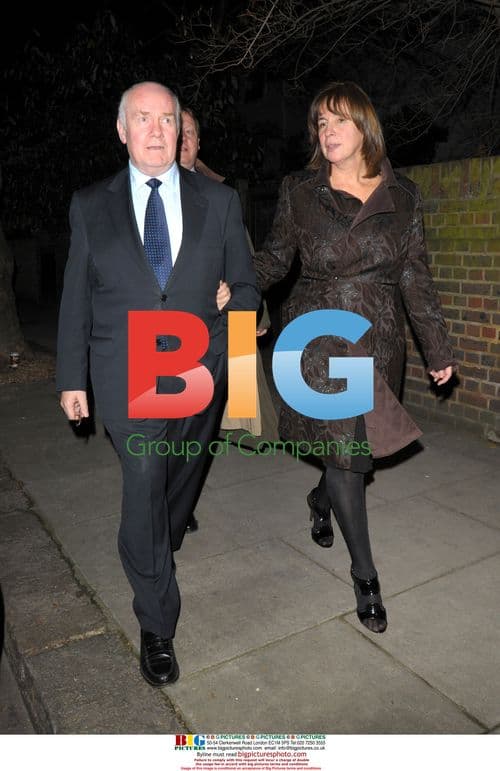 John Reid attends Freud's Christmas party