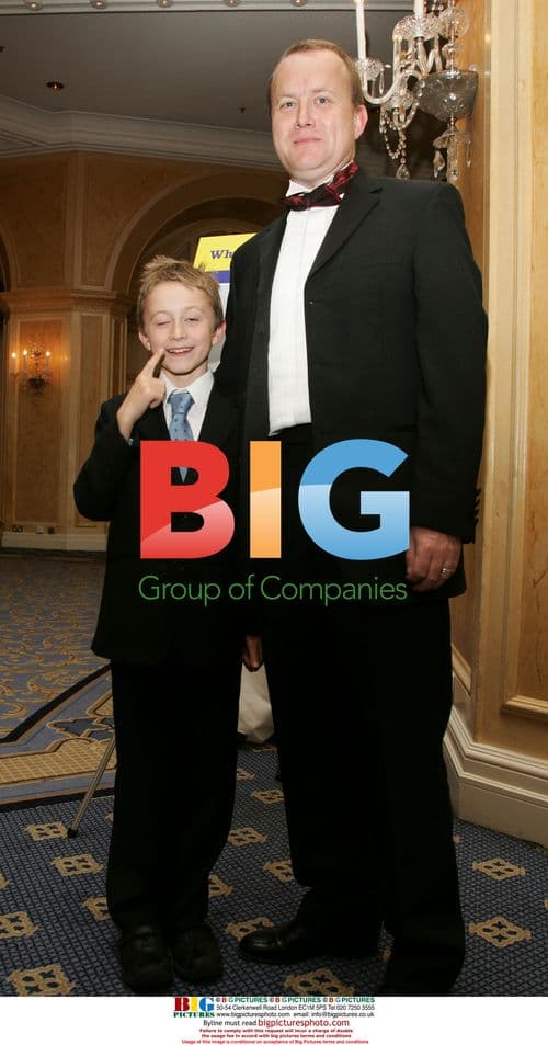 Young Steven Tomlinson meets Princess Michael