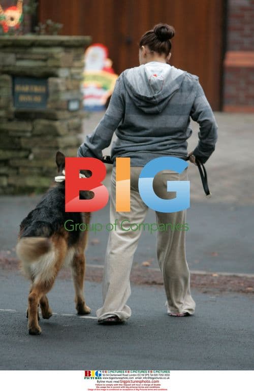 Pregnant Kerry Katona and Husband Train Dog