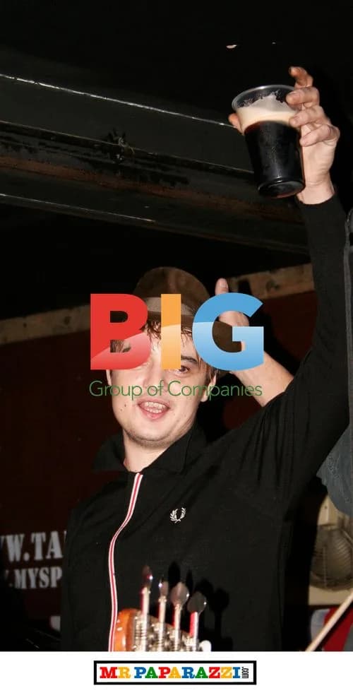 Pete Doherty performs live at Tap n Tin