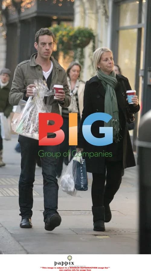Ulrika Jonsson and Brian Monet Shopping in London