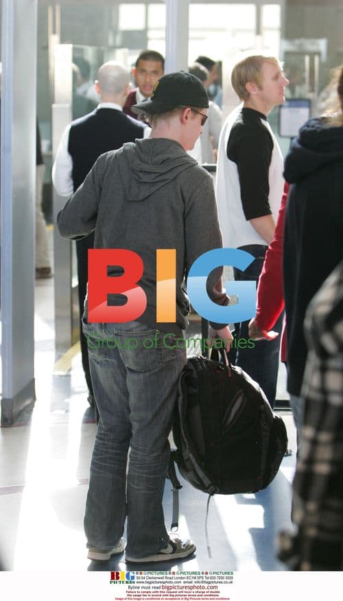 Macaulay Culkin Departs LAX