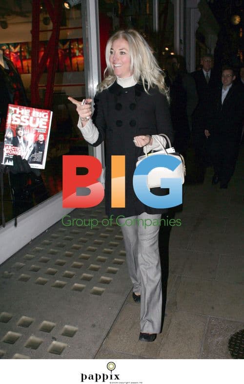 Tamara Beckwith and Giorgio Veroni Shopping in London