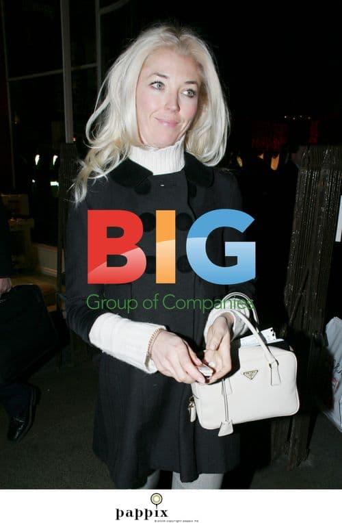 Tamara Beckwith and husband Giorgio Veroni shopping in London