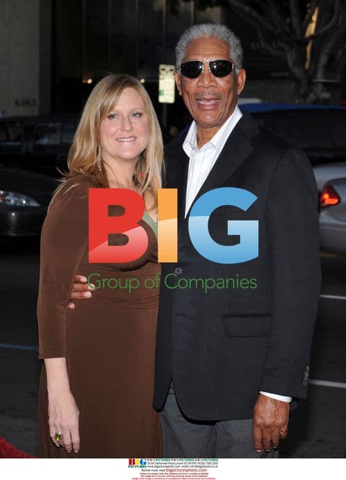 Morgan Freeman and wife Myrna