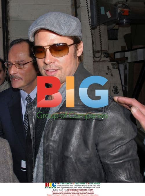Brad Pitt Mobbed by Media in NYC