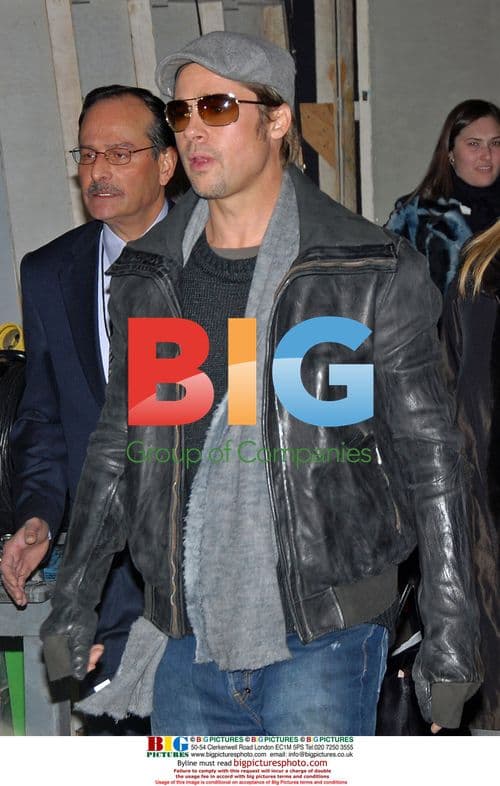 Brad Pitt Mobbed by Media in New York