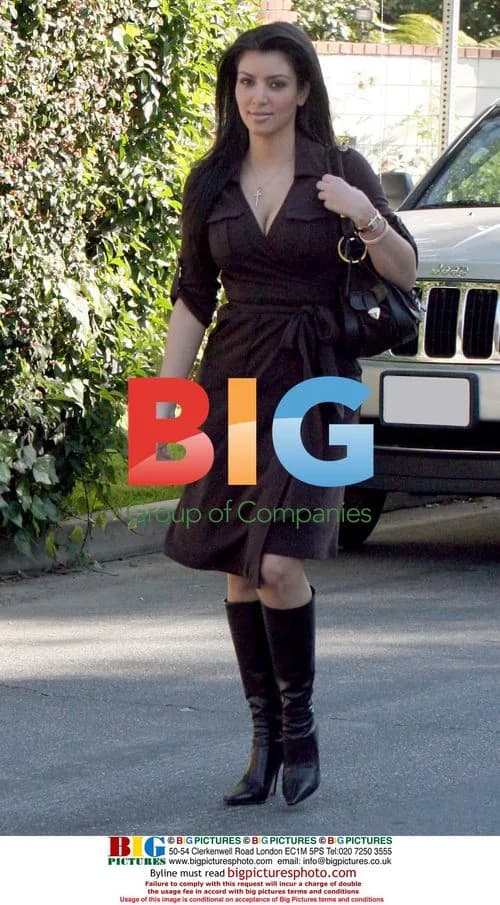 Kim Kardashian Walks to Car in LA