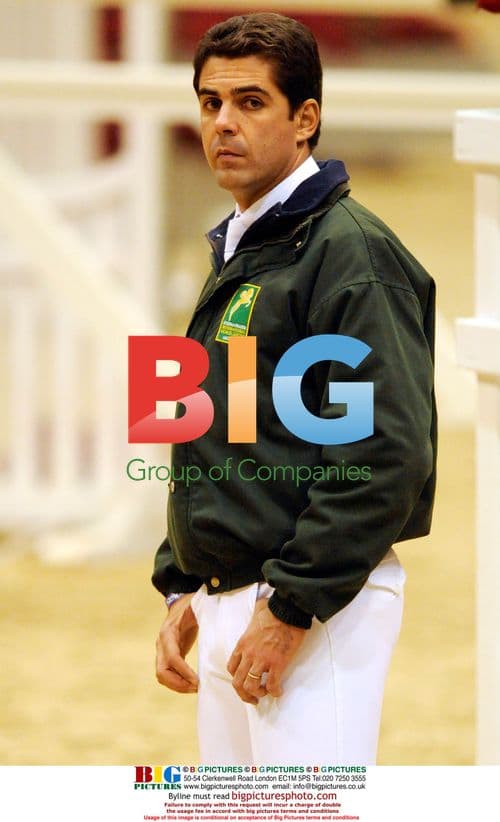 Athina Onassis and Cayetano Martinez at Larin Horseriding Contest