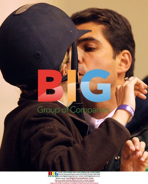 Athina Onassis and Cayetano Martinez at Riding Contest