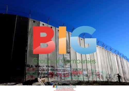 Banksy Paints Murals on West Bank Barrier