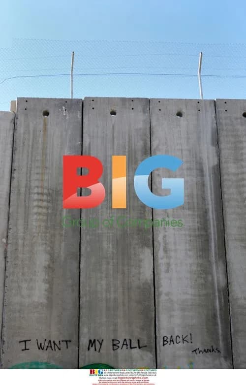 Banksy Paints Murals on West Bank Barrier