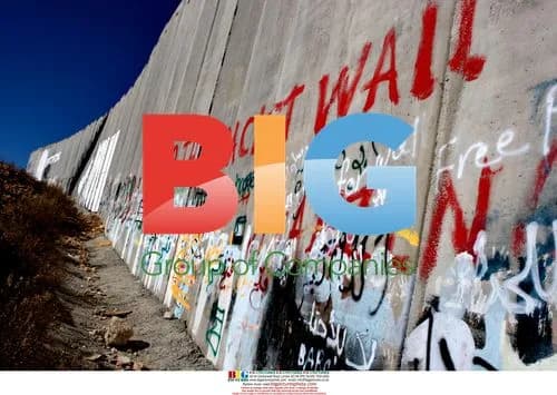 Banksy Paints Murals on West Bank Barrier