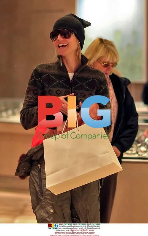 Heidi Klum out shopping with mother in Aspen