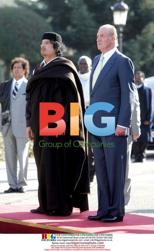 Spanish King Hosts Libyan President