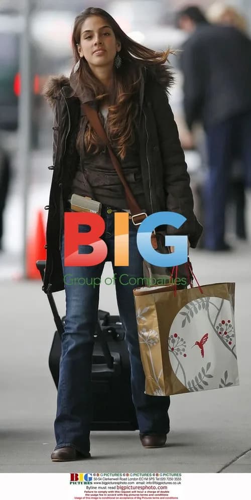 Actress Sandra Echeverria at Vancouver Airport