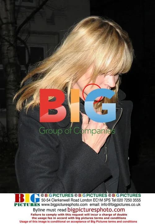 Kate Moss Arrives with Spots