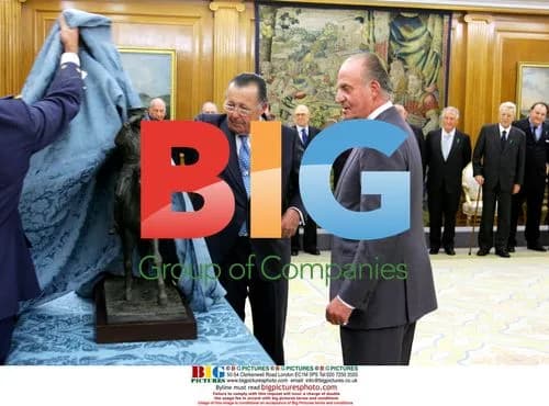 King Juan Carlos and Infant Carlos at Alcantara Order
