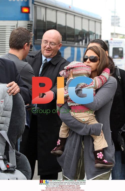 Matt Damon Family Departs LAX