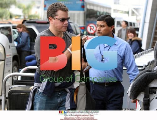 Damon Family Departs LAX