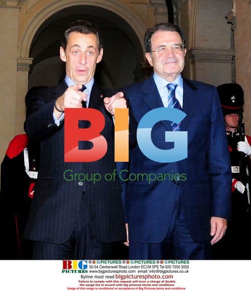 Sarkozy and Prodi Meet in Rome