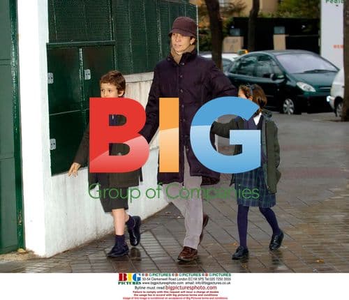 Princess Elena takes children to school on Juan's birthday