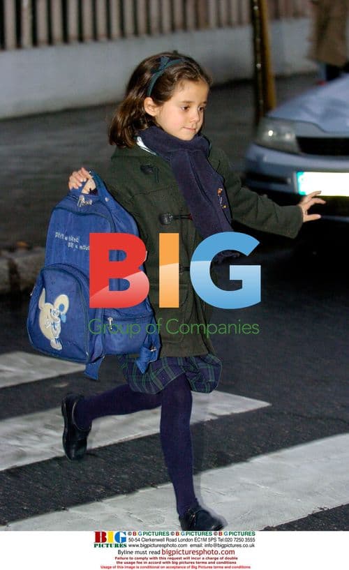 Princess Elena picks up children from school