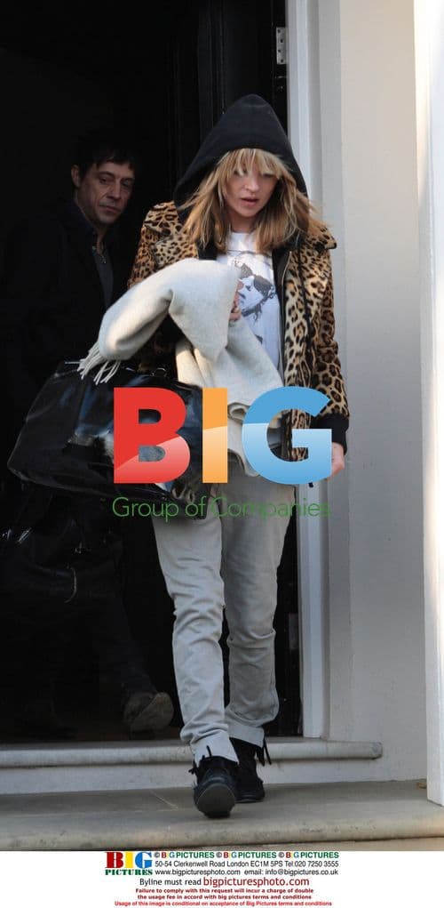 Kate Moss and Jamie Hince Leaving House
