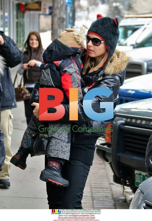 Heidi Klum and Seal in Aspen