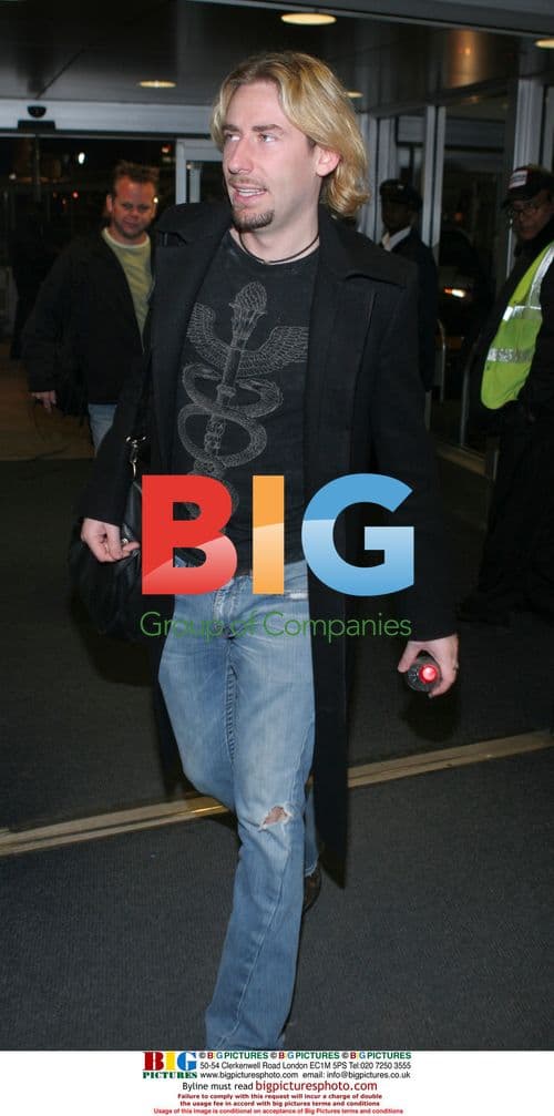 Nickelback's Chad Kroeger at JFK