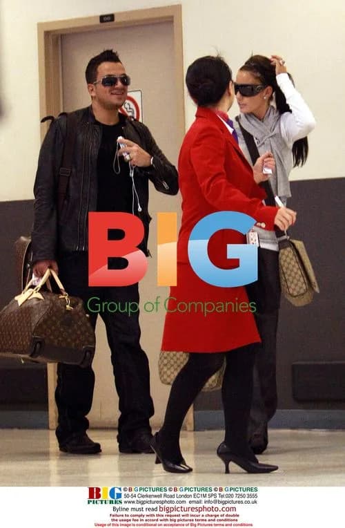 Peter Andre and Katie Price at LAX