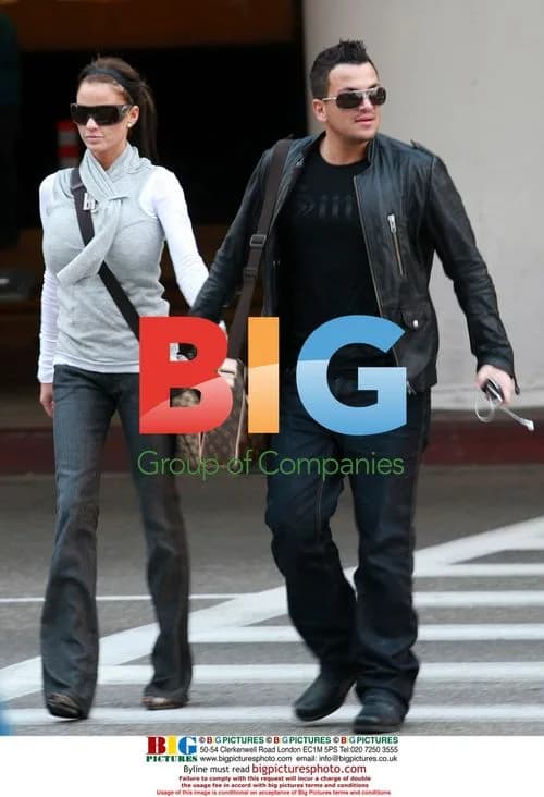Peter Andre and Katie Price at LAX