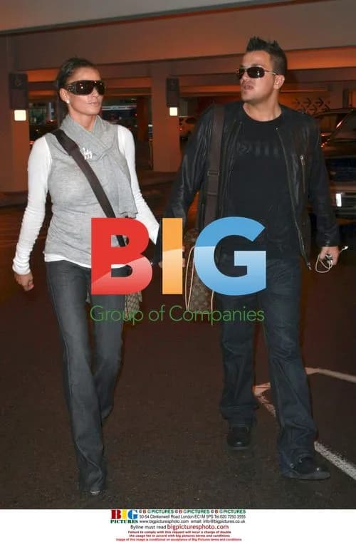 Peter Andre and Katie Price at LAX