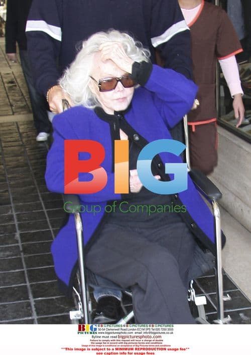 Zsa Zsa Gabor Leaves Salon with Husband and Nurse