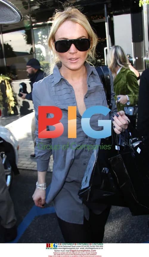 Lindsay Lohan Christmas Shopping