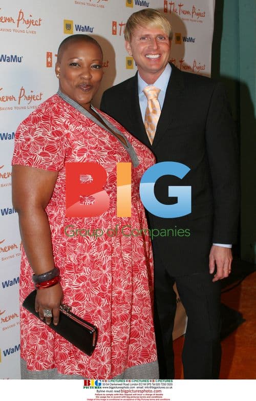 Frenchie Davis and Charles Robbins at Trevor Project Benefit
