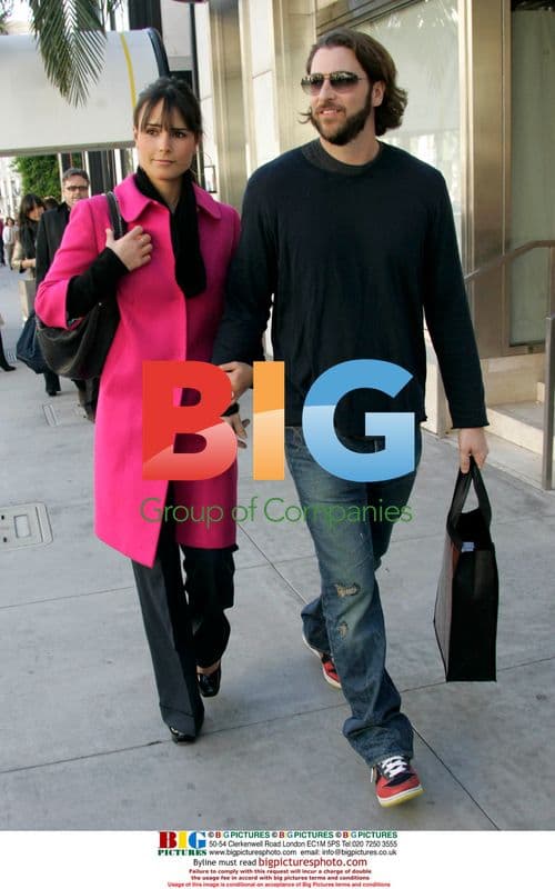 Jordana Brewster and Andrew Form in Beverly Hills