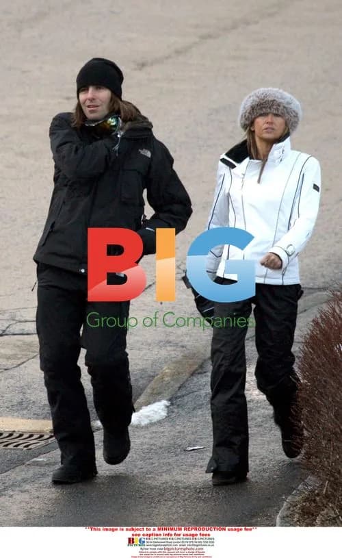 Liam Gallagher Takes Ski Lesson in Switzerland