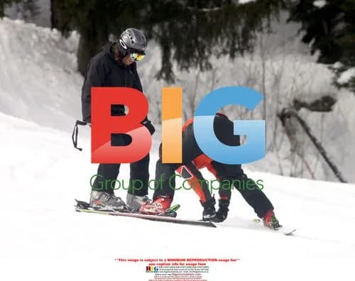 Liam Gallagher Struggles on Skis in Switzerland