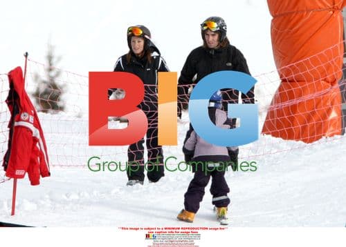 Liam Gallagher Skis in Switzerland