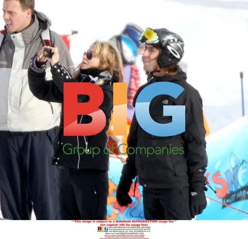 Liam Gallagher Skiing Holiday in Switzerland