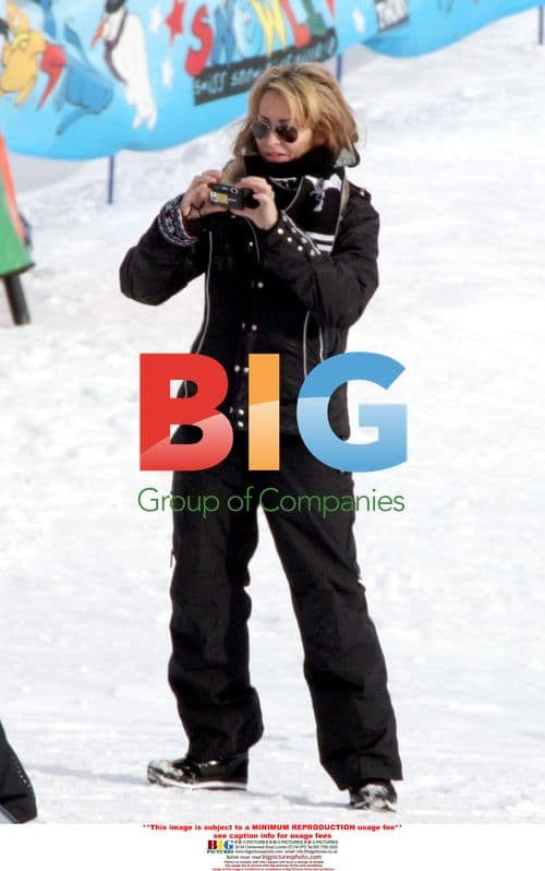 Liam Gallagher Skiing Vacation in Switzerland