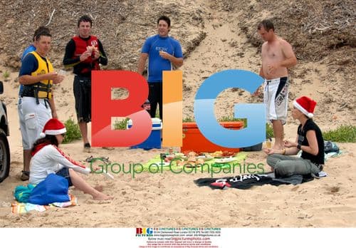 Australians Celebrate Christmas at Beach