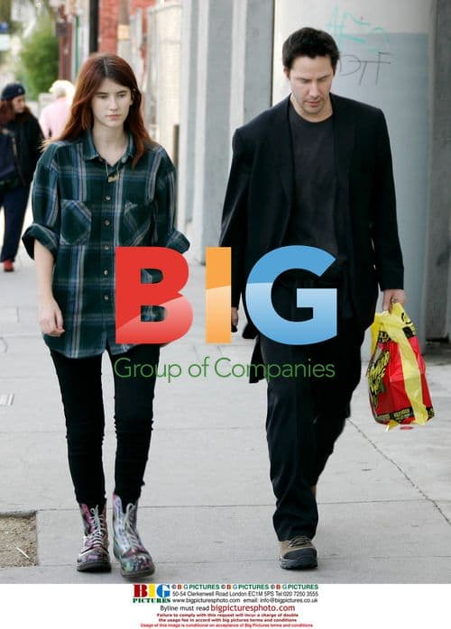 Keanu Reeves Holiday Shopping with Relative