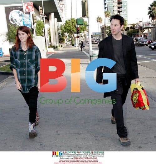 Keanu Reeves Christmas Shopping with Relative